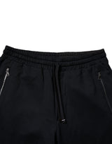Dolce & Gabbana Black Cotton Men Jogger Sweatpants Pants