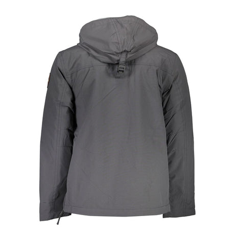 Napapijri Gray Polyamide Jackets & Coat