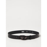 Diesel Black Leather Belt