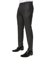 Dolce & Gabbana Black Polyester Mid Waist Dress Trouser Pants
