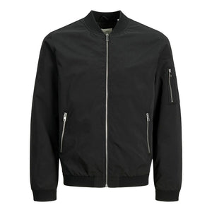 Jack Jones Black Polyester Jackets & Coat