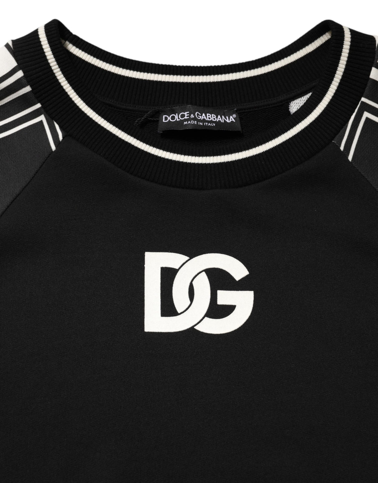 Dolce & Gabbana Black Magnificent DG Logo Sweatshirt Sweater