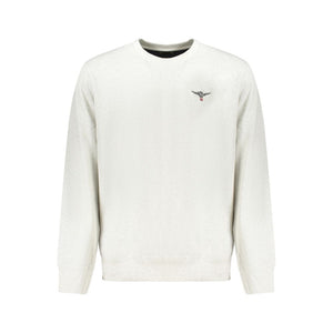 Accademia Militare Gray Recycled Cotton Men Sweater