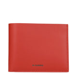 Jil Sander Red Leather Wallets