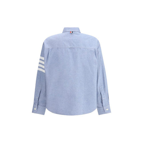 Thom Browne Flannel 4-Bar Shirt