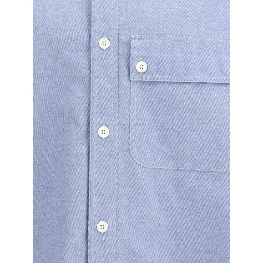 Thom Browne Flannel 4-Bar Shirt