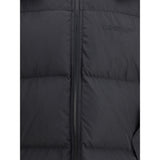 Off-White Hooded Diagonal Arrow Down Jacket