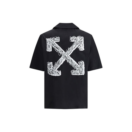 Off-White Bowling Shirt in Poplin