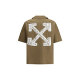 Off-White Bowling Shirt in Poplin