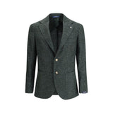 Gi Capri Single-breasted Blazer in mélange fabric