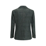 Gi Capri Single-breasted Blazer in mélange fabric