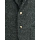 Gi Capri Single-breasted Blazer in mélange fabric
