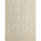 Aragona Cashmere Braided Turtleneck Sweater