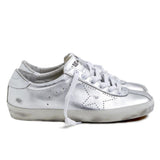 Golden Goose Gray Leather Sneaker