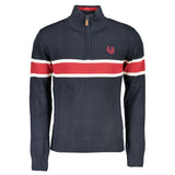 Gianmarco Venturi Blue Cotton Sweater