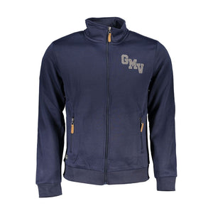 Gianmarco Venturi Blue Cotton Sweatshirt