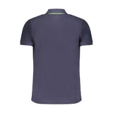 Gianmarco Venturi Blue Cotton Polo Shirt