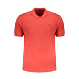 Gianmarco Venturi Red Cotton Polo Shirt