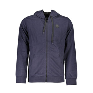 Gianmarco Venturi Blue Cotton Sweatshirt