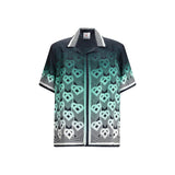 Casablanca Gradient Monogram short sleeve silk Shirt