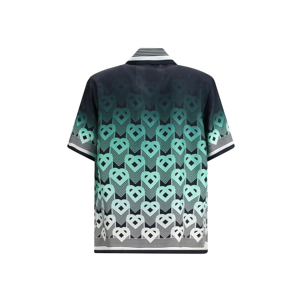 Casablanca Gradient Monogram short sleeve silk Shirt