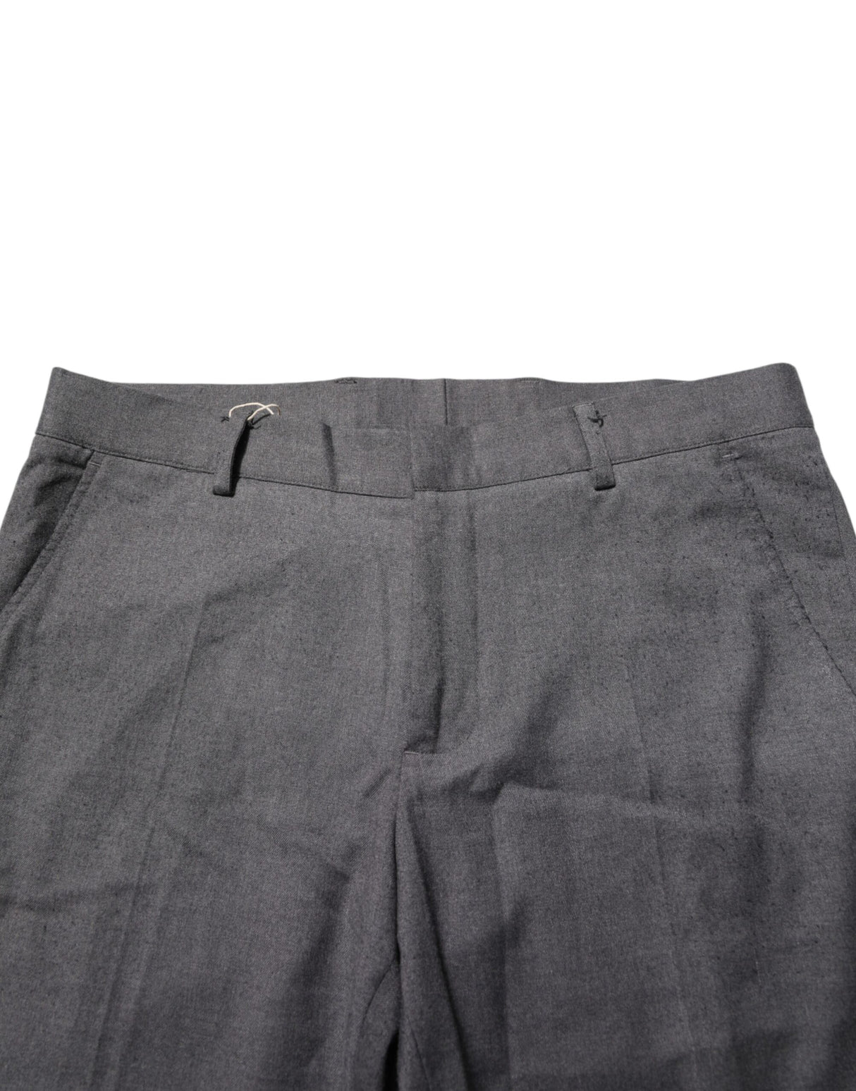 Daniele Alessandrini Gray Polyester Formal Dress Trouser Pants