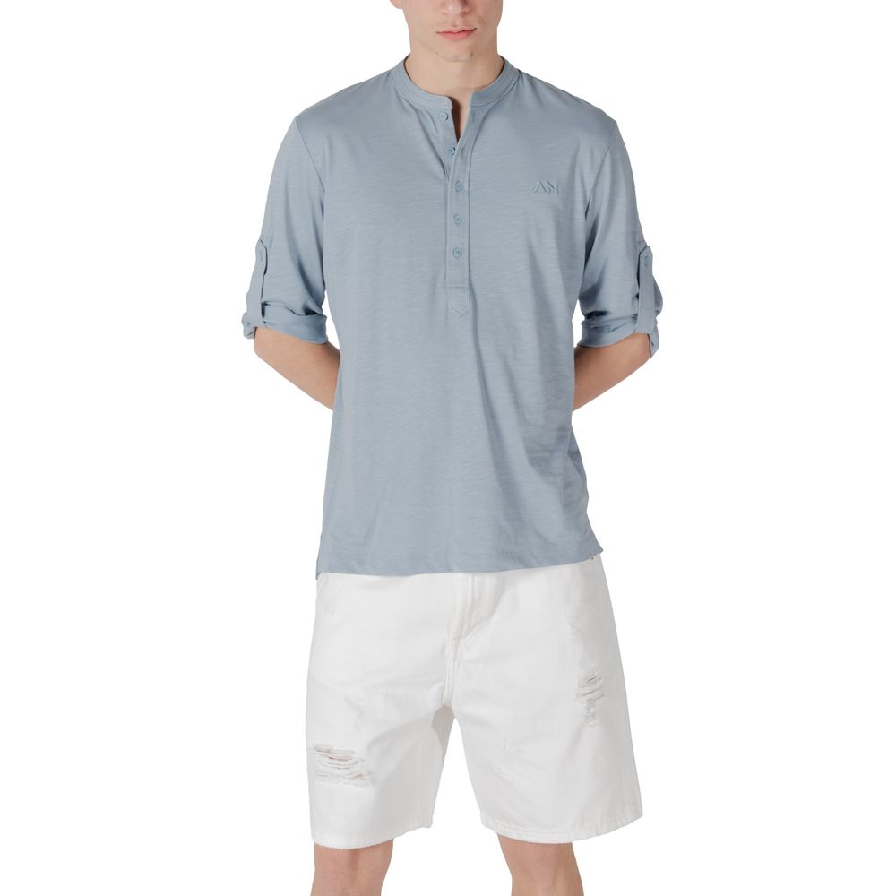Antony Morato Blue Cotton T-Shirt