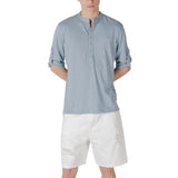 Antony Morato Blue Cotton T-Shirt