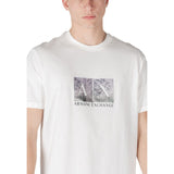 Armani Exchange Cream Cotton T-Shirt