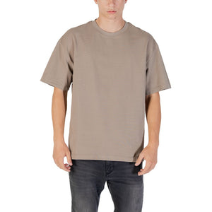 Gianni Lupo Beige Cotton T-Shirt