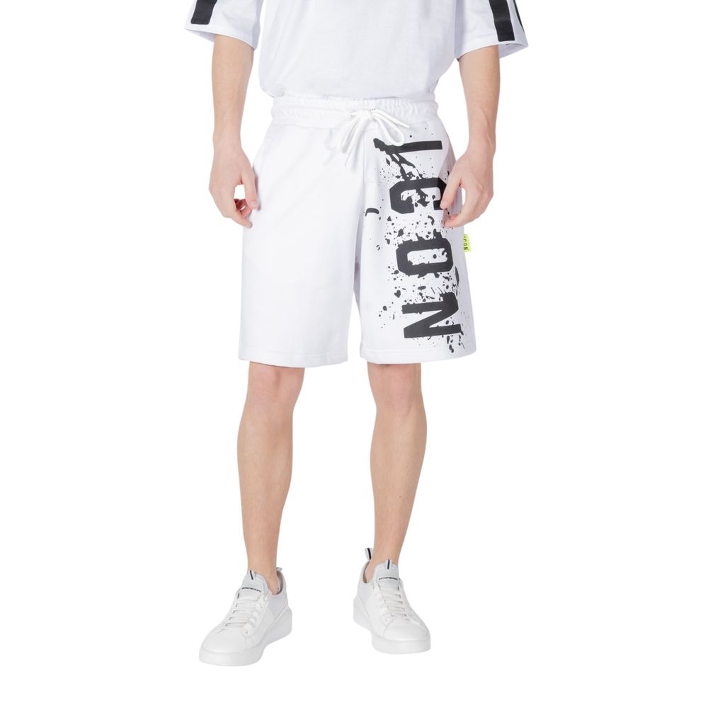 Icon White Cotton Bermuda