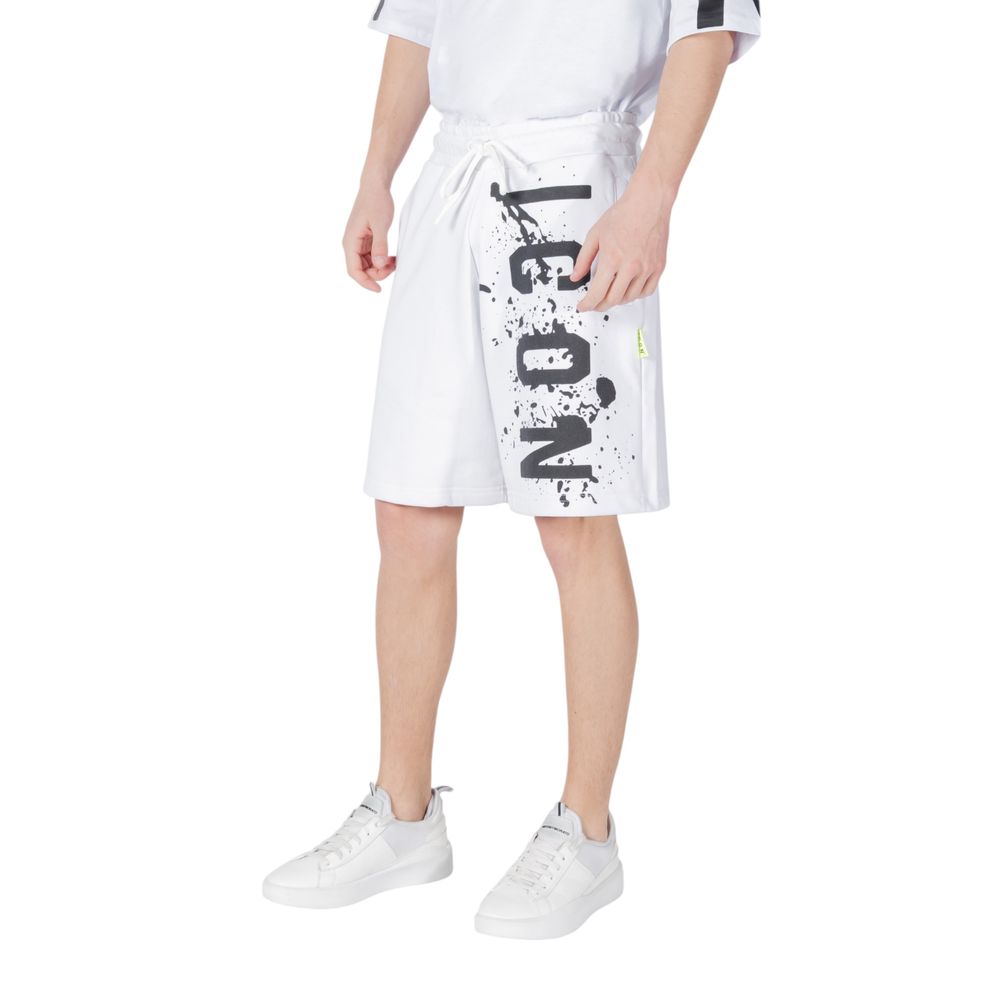 Icon White Cotton Bermuda