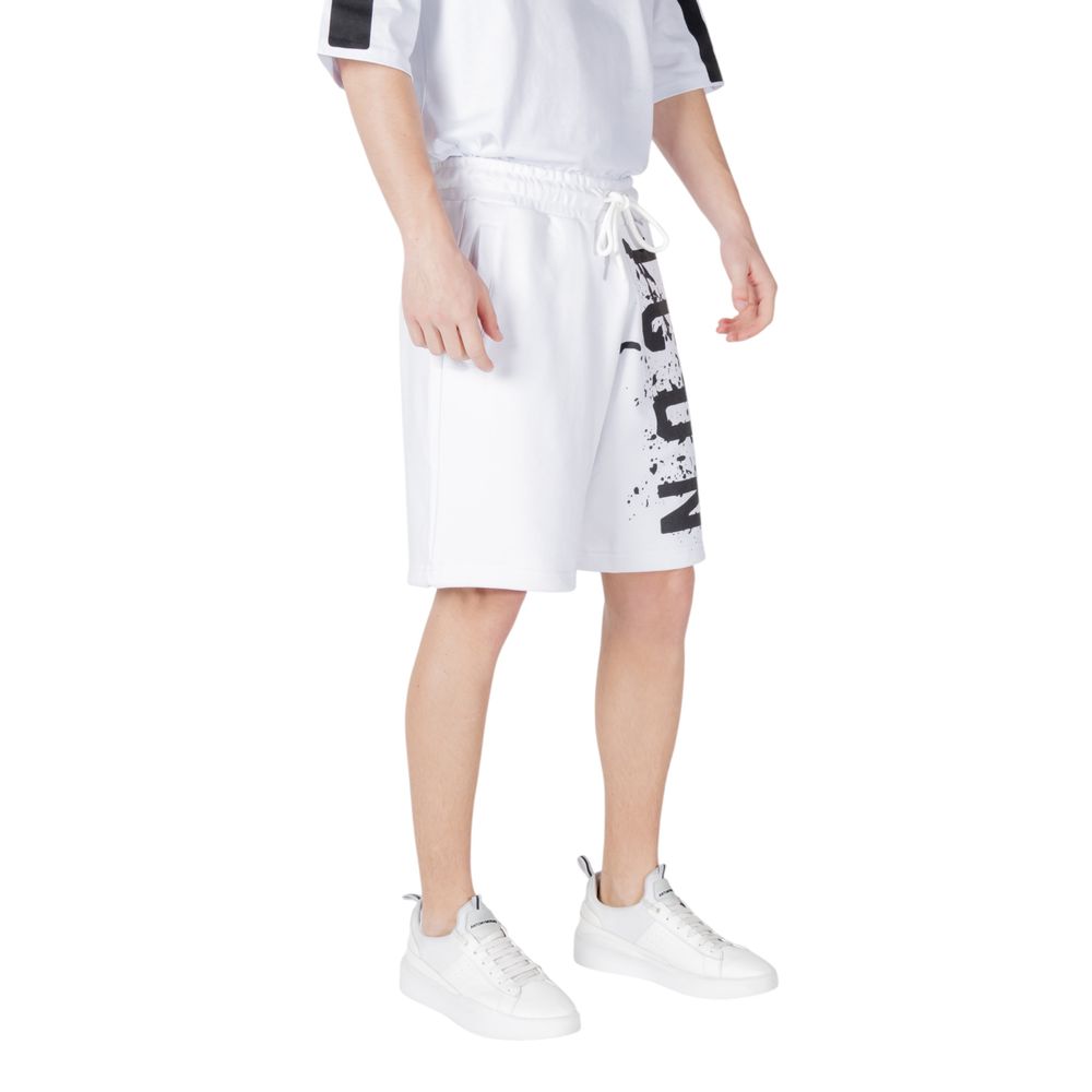Icon White Cotton Bermuda