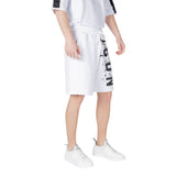 Icon White Cotton Bermuda