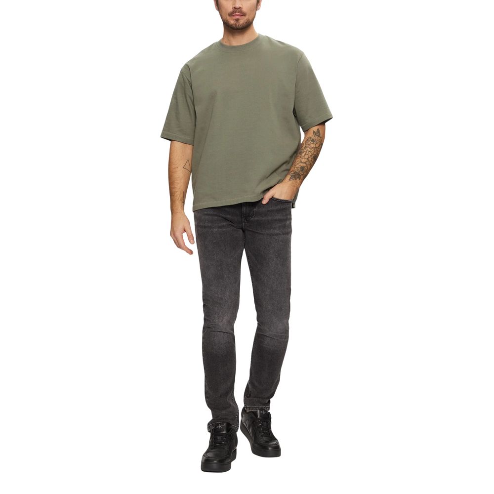 Calvin Klein Jeans Gray Cotton Skinny Jean