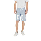 Icon Blue Cotton Bermuda