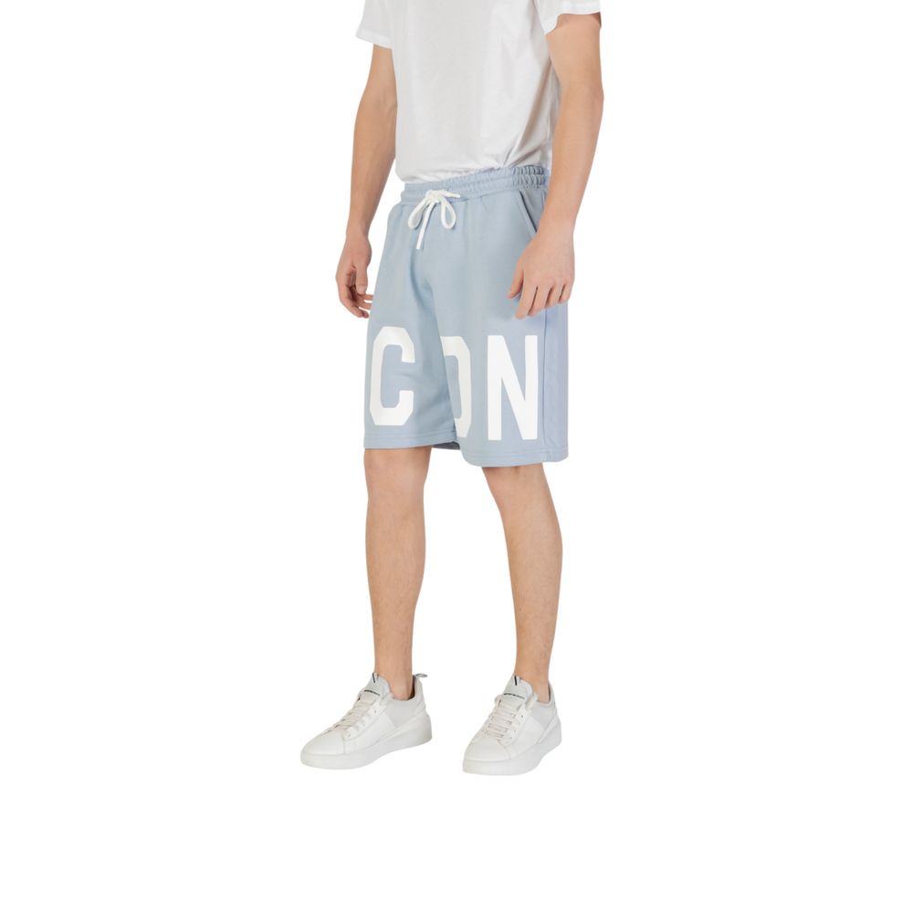 Icon Blue Cotton Bermuda