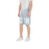 Icon Blue Cotton Bermuda