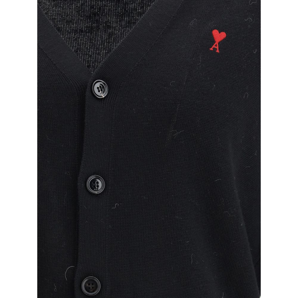Ami Paris Ami De Coeur Cardigan