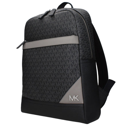 Michael Kors Black Fabric Backpacks