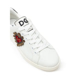 Dolce & Gabbana White Leather Sneaker