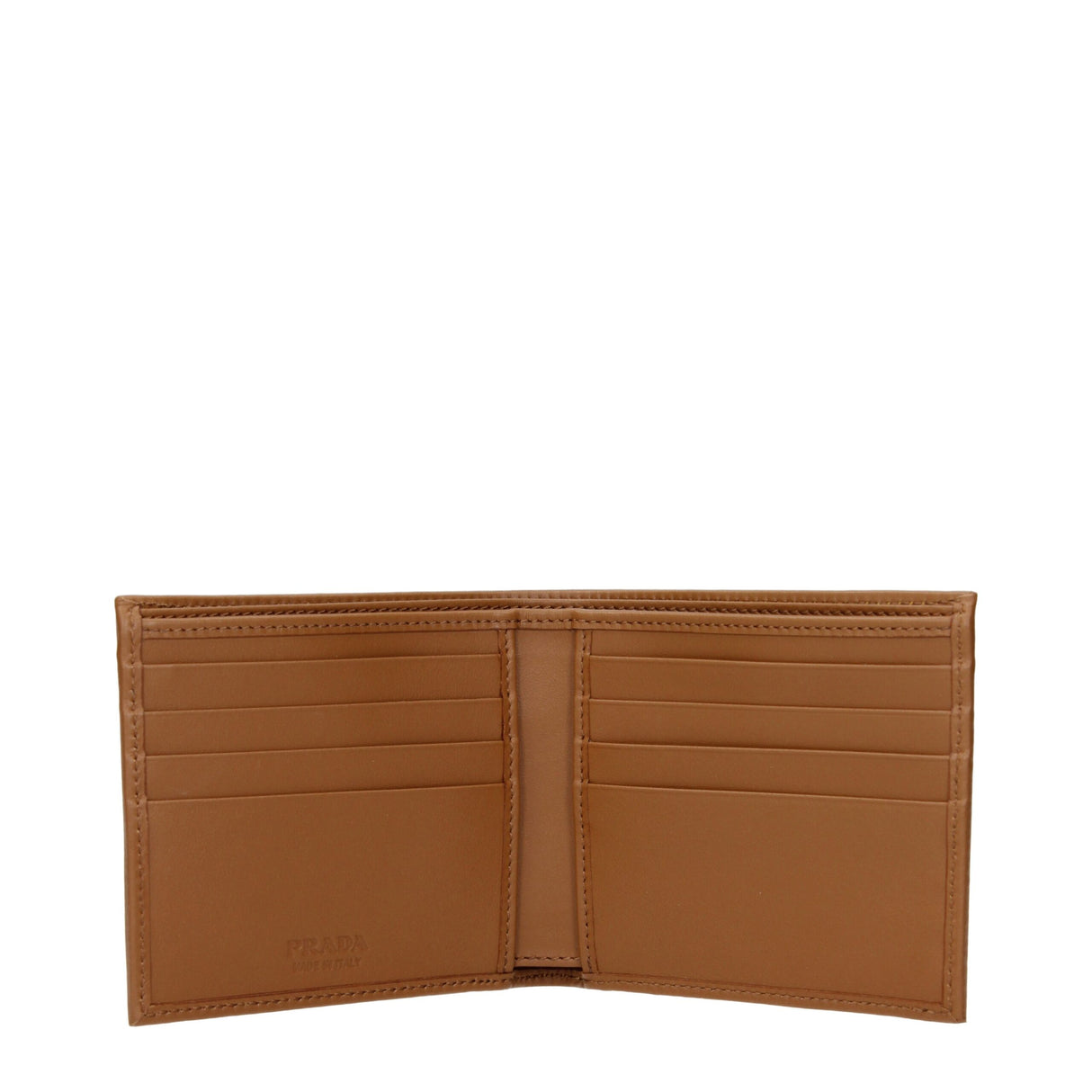 Prada Brown Fabric Wallets