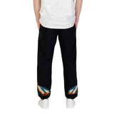 County of Milan Black Cotton Joggers Workout Pant