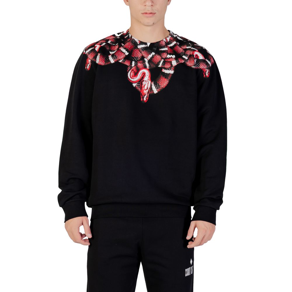 County of Milan Black Cotton Sweatshirt