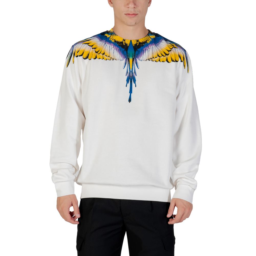 County of Milan White Cotton Sweatshirt
