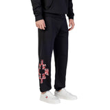 County of Milan Black Cotton Joggers Workout Pant