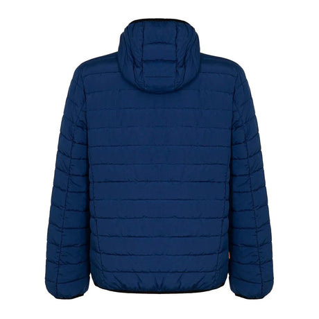 Suns Blue Polyester Men's Quilted Jacket