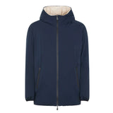 Suns Blue Polyester Men's Reversible Jacket