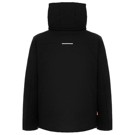 Suns Black Polyester Jackets & Coat