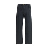 Fear Of God Black Cotton Straight-Leg Jeans